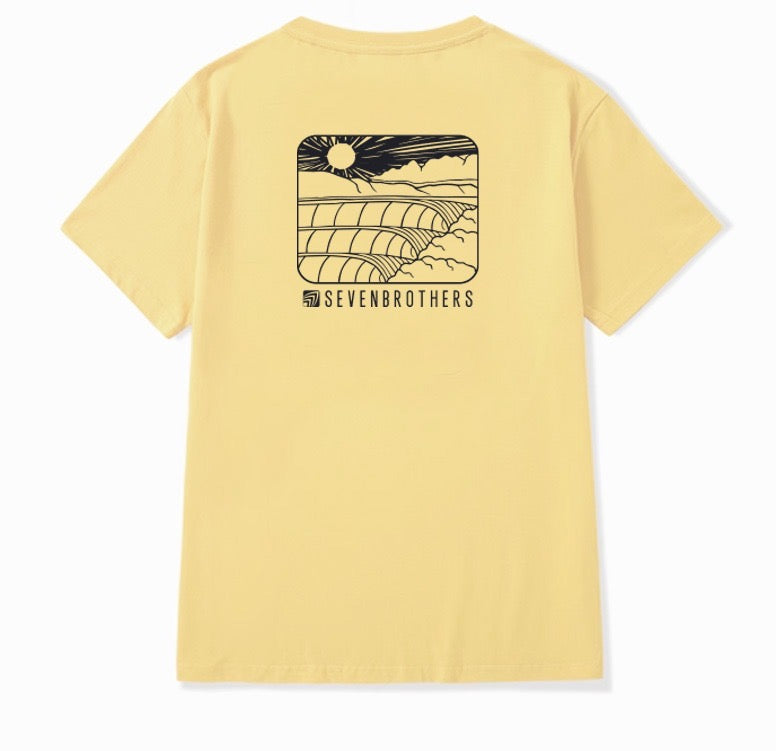 Sun Waves Outline Tshirt