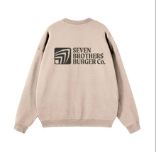 Load image into Gallery viewer, SevenBrothers Classic Logo Cream Crewneck
