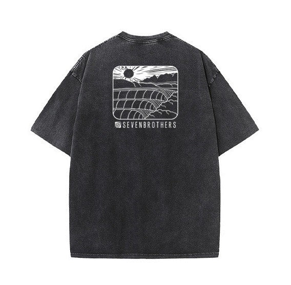 Sun Waves Outline Tshirt